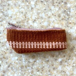 Teeny tiny Oaxacan handwoven jewelry pouch